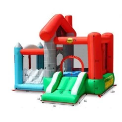 Happy Hop AIRE DE JEU CHATEAU GONFLABLE POUR ENFANT HAPPY AIR -Magasin De Kayaks aire de jeu chateau gonflable pour enfant happy air 4