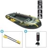 BATEAU GONFLABLE INTEX SEAHAWK 3 + 2 AVIRONS + GONFLEUR -Magasin De Kayaks bateau gonflable intex seahawk 3 2 avirons gonfleur