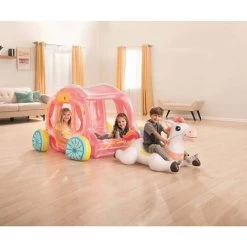 CARROSSE DE PRINCESSE GONFLABLE ENFANT INTEX 56514 -Magasin De Kayaks carrosse de princesse gonflable enfant intex 56514 2