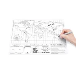CARTE DU MONDE A GRATTER SCRATCH TRAVEL MAP -Magasin De Kayaks carte du monde a gratter scratch travel map 2