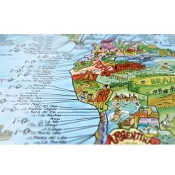 CARTE DU MONDE SURF TRIP MAP -Magasin De Kayaks carte du monde surf trip map 3