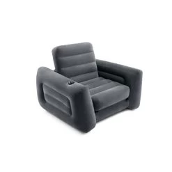 FAUTEUIL LIT GONFLABLE GRIS INTEX