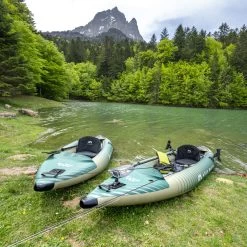 KAYAK GONFLABLE AQUA MARINA CALIBER PECHE -Magasin De Kayaks kayak gonflable aqua marina caliber peche 4