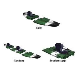 KAYAK MODULABLE SPECIAL PECHE POINT 65°N TEQUILA GTX ANGLER SOLO -Magasin De Kayaks kayak modulable special peche point 65n tequila gtx angler solo 2