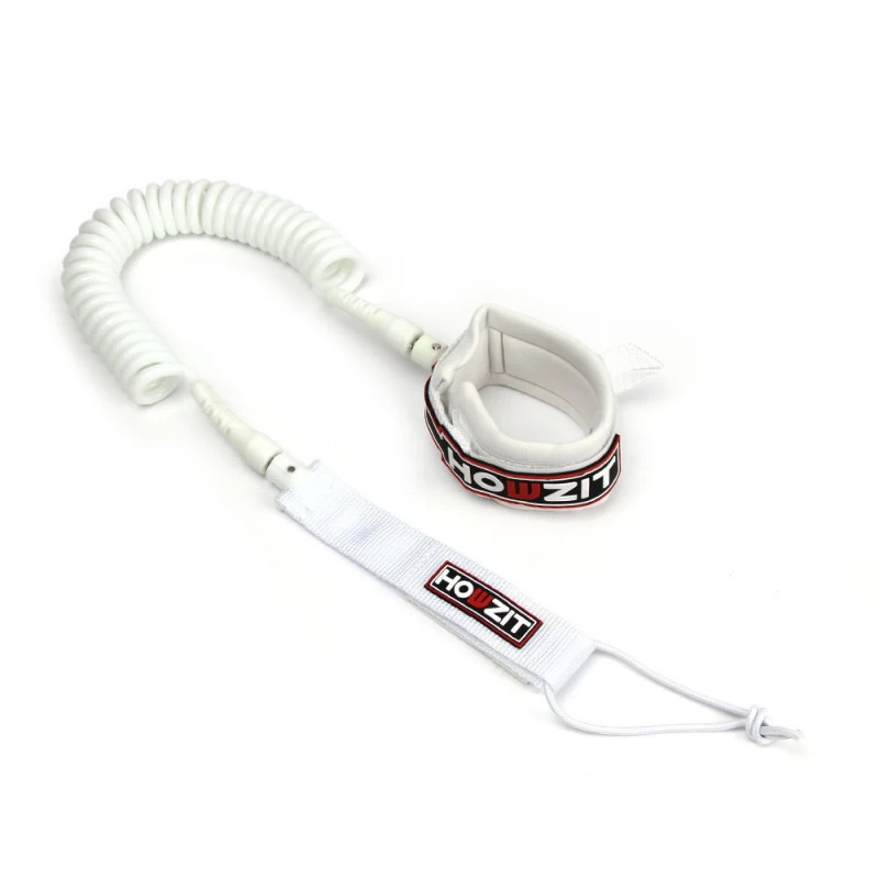 LEASH DE SUP HOWZIT COIL BLANC 3 LEASH DE SUP HOWZIT COIL BLANC