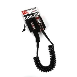 LEASH DE SUP HOWZIT COIL NOIR 9' 11 LEASH DE SUP HOWZIT COIL NOIR 9' -Magasin De Kayaks leash de sup howzit coil noir 9 1 2