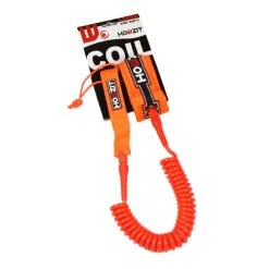 LEASH DE SUP HOWZIT COIL ORANGE -Magasin De Kayaks leash de sup howzit coil orange 6