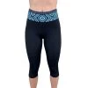 Leggings 3/4 ActiV Noir Gris Femme VAIKOBI -Magasin De Kayaks leggings 3 4 activ noir gris femme vaikobi