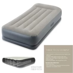MATELAS GONFLABLE INTEX MID-RISE FIBER TECH 1 PLACE