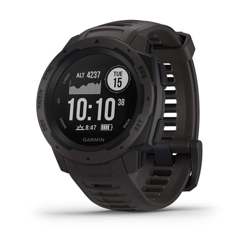 MONTRE GARMIN INSTINCT NOIR GRAPHITE 3 MONTRE GARMIN INSTINCT NOIR GRAPHITE
