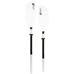 PAGAIE KAYAK AQUADESIGN WHITE 2 PARTIES 215CM -Magasin De Kayaks pagaie kayak aquadesign white 2 parties 215cm 4