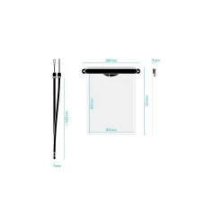 Pochette Etanche Fidlock Maxi Transparant -Magasin De Kayaks pochette etanche fidlock maxi transparant 2