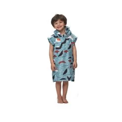PONCHO AFTER ENFANT SKETCHBOOK BLUE -Magasin De Kayaks poncho after enfant sketchbook blue 2