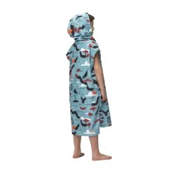 PONCHO AFTER ENFANT SKETCHBOOK BLUE -Magasin De Kayaks poncho after enfant sketchbook blue 3