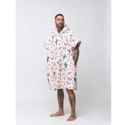 PONCHO AFTER HYPE PALE PINK -Magasin De Kayaks poncho after hype pale pink 2