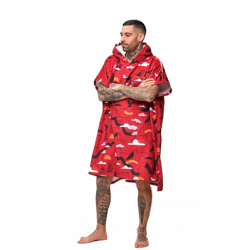 PONCHO AFTER SKETCHBOOK MUD ROUGE 4 PONCHO AFTER SKETCHBOOK MUD ROUGE – Image 2