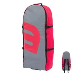 SAC A DOS A ROULETTES HOWZIT ROLLING BACKPACK GRIS/ROUGE