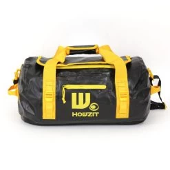 Sac De Voyage étanche DUFFEL BAG 30L - HOWZIT NOIR-JAUNE -Magasin De Kayaks sac de voyage etanche duffel bag 30l howzit noir jaune 12