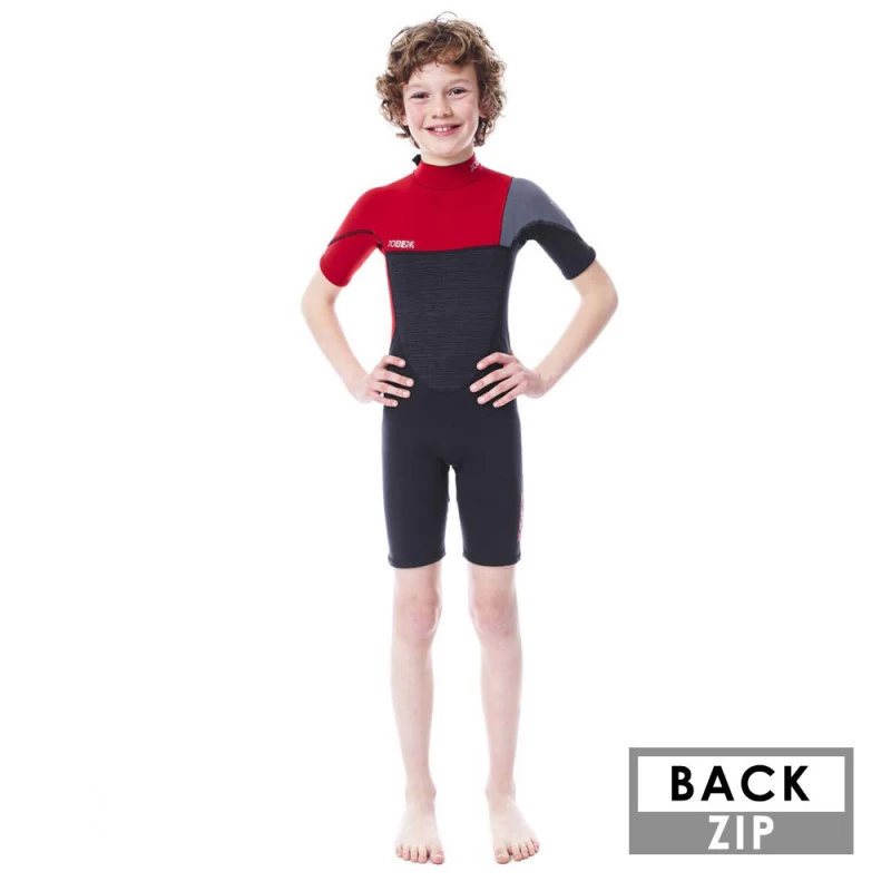 SHORTY JOBE BOSTON 2MM ENFANT BACKZIP ROUGE M 4 SHORTY JOBE BOSTON 2MM ENFANT BACKZIP ROUGE M – Image 2