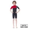 SHORTY JOBE BOSTON 2MM ENFANT BACKZIP ROUGE M -Magasin De Kayaks shorty jobe boston 2mm enfant backzip rouge m