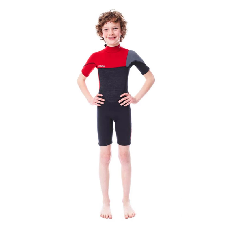 SHORTY JOBE BOSTON 2MM ENFANT BACKZIP ROUGE M 7 SHORTY JOBE BOSTON 2MM ENFANT BACKZIP ROUGE M – Image 5