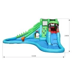 STRUCTURE GONFLABLE HAPPY HOP MR COCODRILLO -Magasin De Kayaks structure gonflable happy hop mr cocodrillo 2