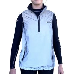 Veste 1/2 Zip Vdry Gris Refléchissant VAIKOBI -Magasin De Kayaks veste 1 2 zip vdry gris reflechissant vaikobi 3